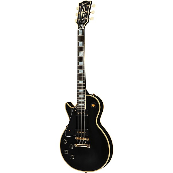 Gibson Custom 1954 Les Paul Custom Reissue VOS Left-Handed Electric Guitar Ebony