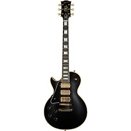 Gibson Custom 1957 Les Paul Custom 3-Pickup Reissue VOS Left-Handed Electric Guitar Ebony