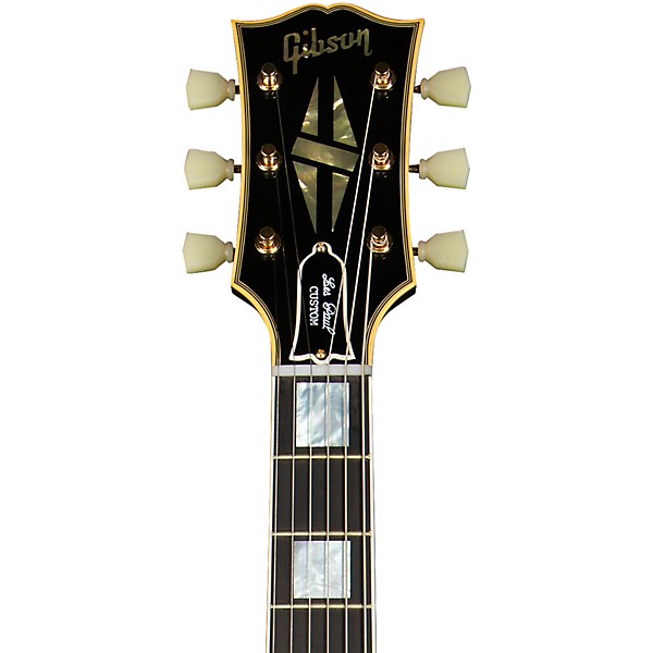 Gibson Custom 1957 Les Paul Custom 3-Pickup Reissue VOS Left-Handed Electric Guitar Ebony