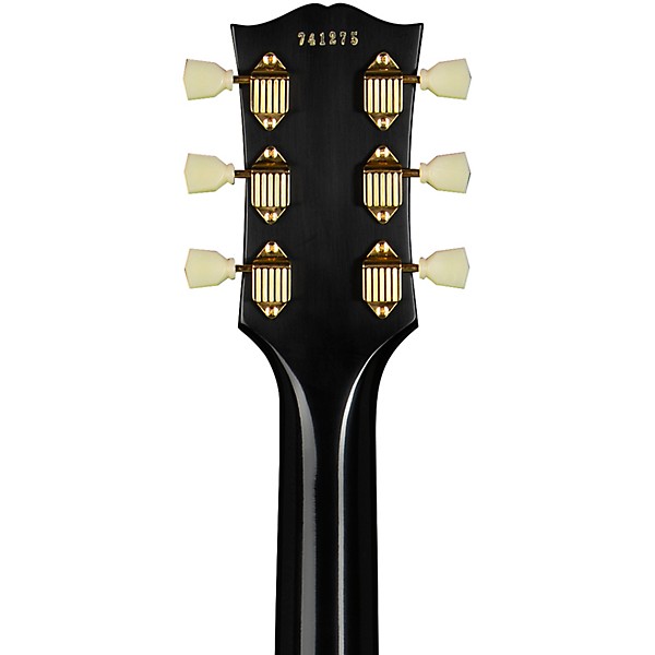 Gibson Custom 1957 Les Paul Custom 3-Pickup Reissue VOS Left-Handed Electric Guitar Ebony