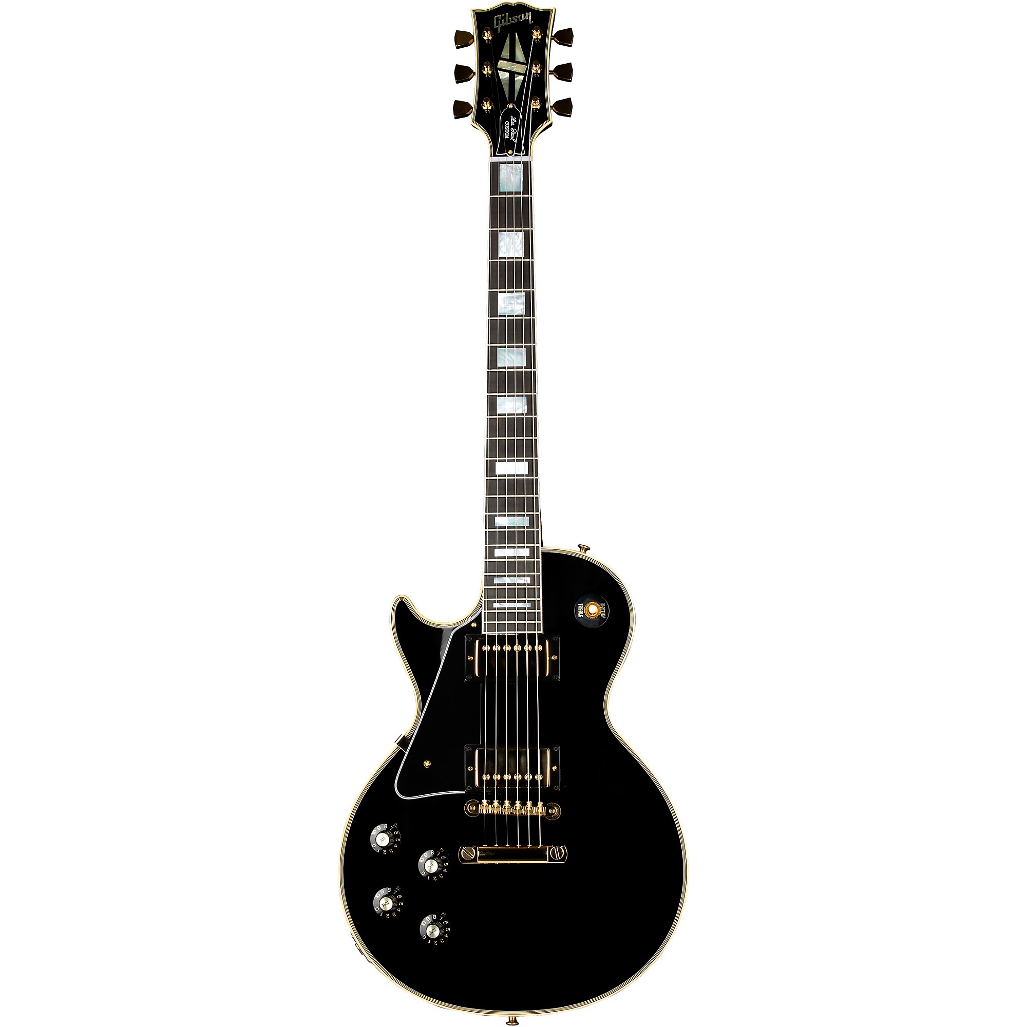 Platinum Gibson Custom 1968 Les Paul Custom Reissue Gloss