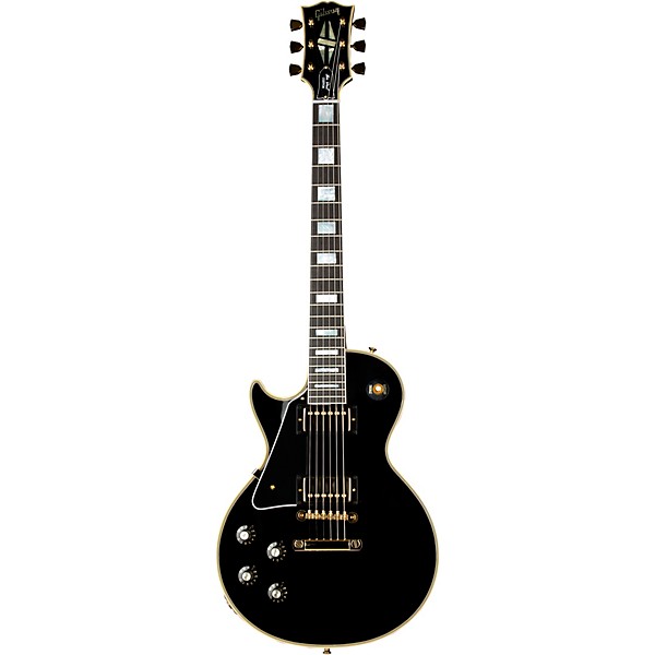 Gibson Custom 1968 Les Paul Custom Reissue Gloss Left-Handed Electric Guitar Ebony