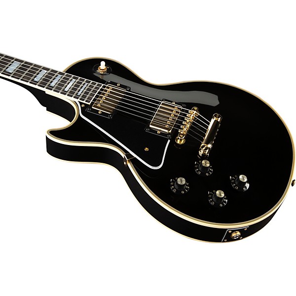 Gibson Custom 1968 Les Paul Custom Reissue Gloss Left-Handed Electric Guitar Ebony