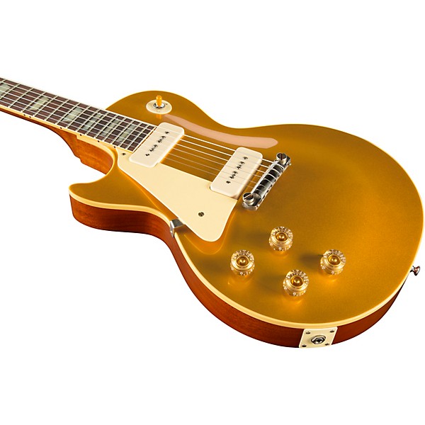 Gibson Custom 1954 Les Paul Standard Goldtop Reissue VOS Left-Handed Electric Guitar Double Gold