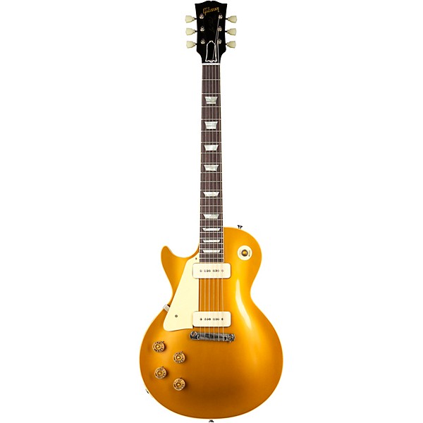 Gibson Custom 1954 Les Paul Standard Goldtop Reissue VOS Left-Handed Electric Guitar Double Gold