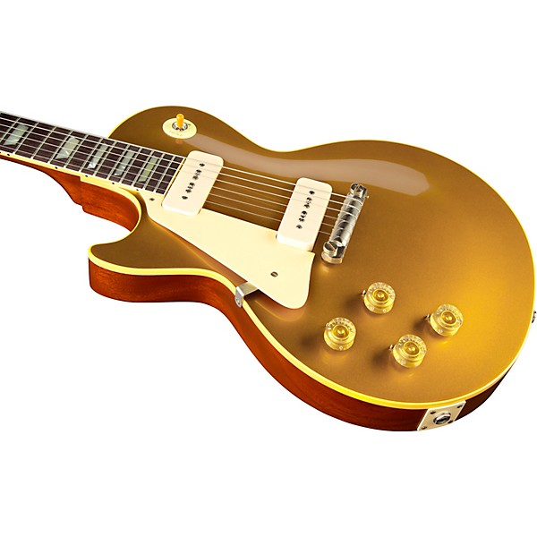 Gibson Custom 1954 Les Paul Standard Goldtop Reissue VOS Left-Handed Electric Guitar Double Gold