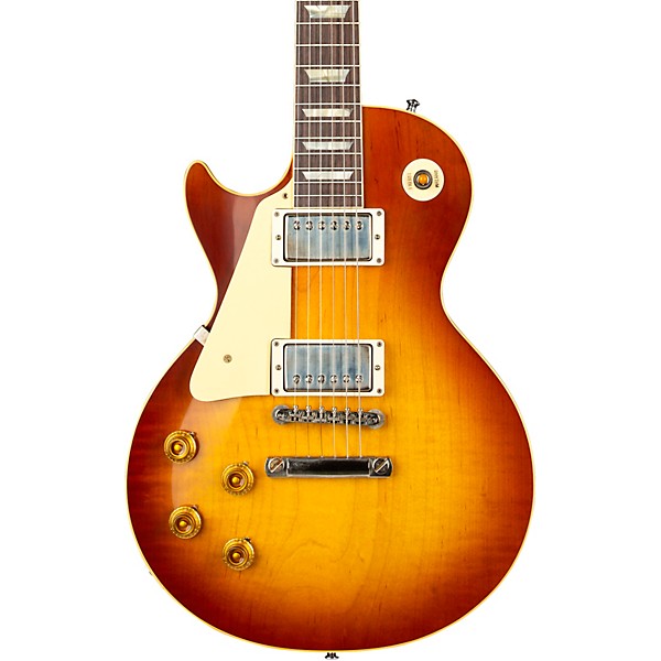 Gibson Custom 1958 Les Paul Standard Reissue VOS Left-Handed Electric Guitar Iced Tea Burst