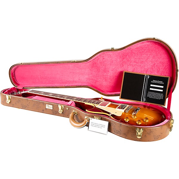 Gibson Custom 1958 Les Paul Standard Reissue VOS Left-Handed Electric Guitar Iced Tea Burst