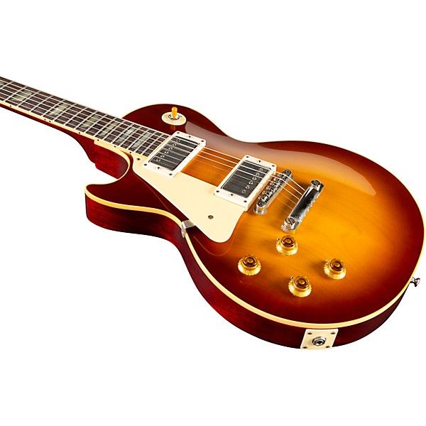 Gibson Custom 1958 Les Paul Standard Reissue VOS Left-Handed Electric Guitar Iced Tea Burst