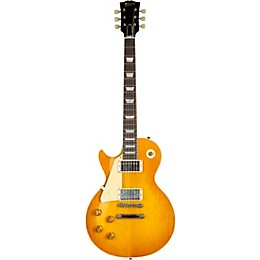 Gibson Custom 1958 Les Paul Standard Reissue VOS Left-Handed Electric Guitar Lemon Burst