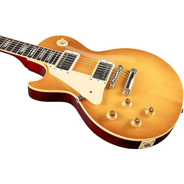 Gibson Custom 1958 Les Paul Standard Reissue VOS Left-Handed Electric Guitar Lemon Burst