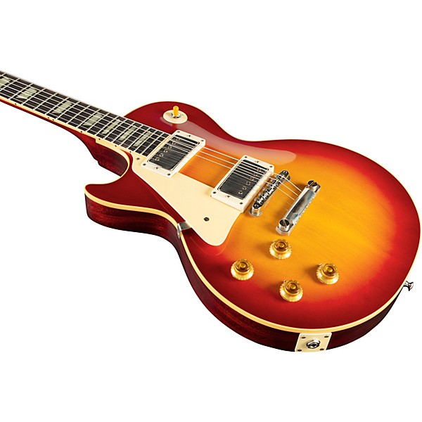 Gibson Custom 1958 Les Paul Standard Reissue VOS Left-Handed Electric Guitar Washed Cherry Sunburst