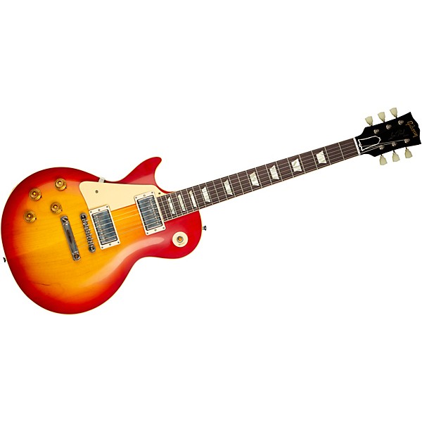 Gibson Custom 1958 Les Paul Standard Reissue VOS Left-Handed Electric Guitar Washed Cherry Sunburst