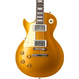 Gibson Custom 1957 Les Paul Standard Goldtop Dark Back Reissue VOS Left-Handed Electric Guitar Double Gold