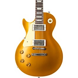 Gibson Custom 1957 Les Paul Standard Goldtop Dark Back Reissue VOS Left-Handed Electric Guitar Double Gold