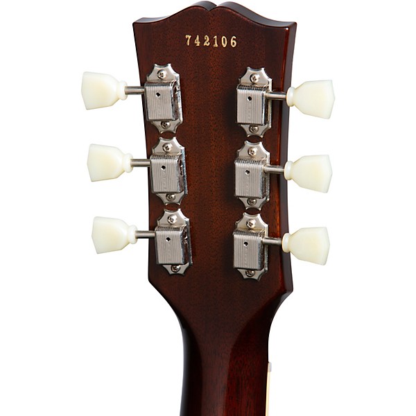 Gibson Custom 1957 Les Paul Standard Goldtop Dark Back Reissue VOS Left-Handed Electric Guitar Double Gold