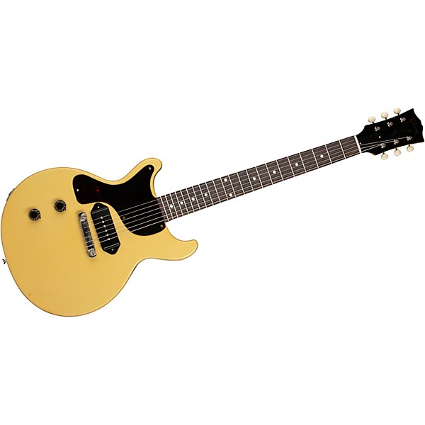 Gibson Custom 1958 Les Paul Junior DC Reissue VOS Left-Handed Electric Guitar TV Yellow