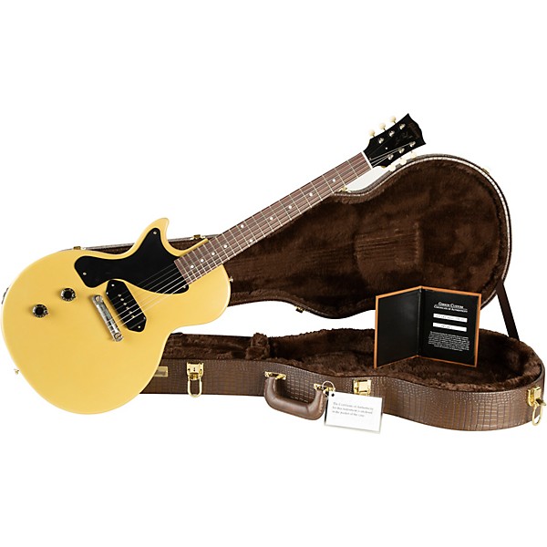 Gibson Custom 1957 Les Paul Junior Reissue VOS Left-Handed Electric Guitar TV Yellow