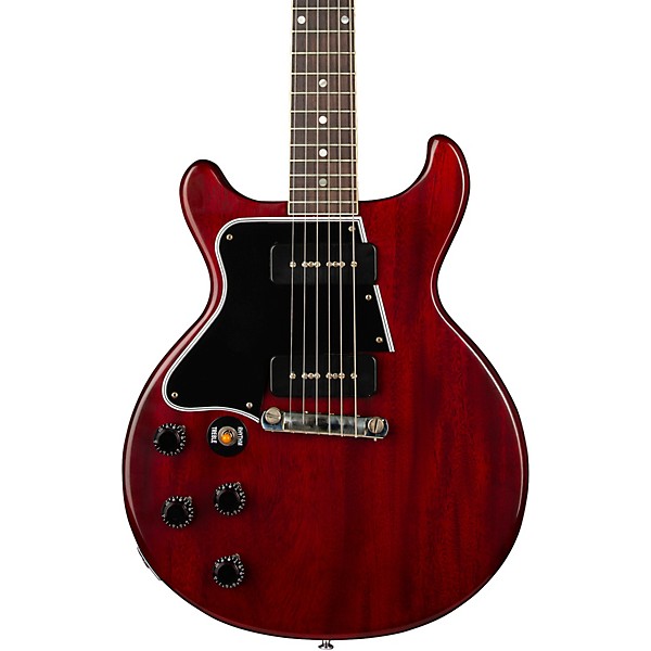 Gibson Custom 1960 Les Paul Special DC Reissue VOS Left-Handed Electric Guitar Cherry Red