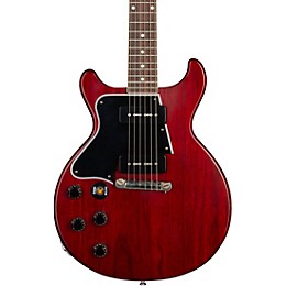 Gibson Custom 1960 Les Paul Special DC Reissue VOS Left-Handed Electric Guitar Cherry Red
