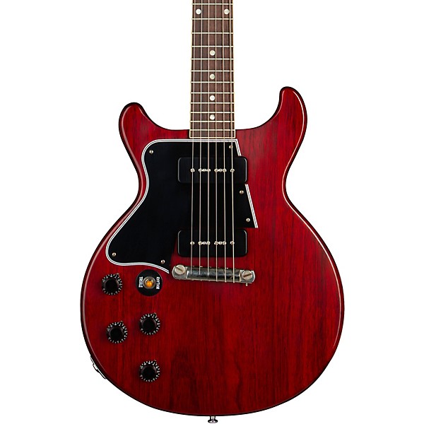Gibson Custom 1960 Les Paul Special DC Reissue VOS Left-Handed Electric Guitar Cherry Red