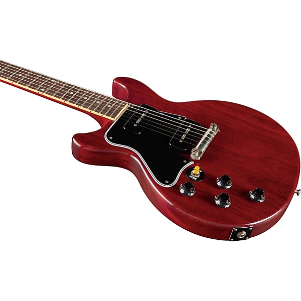 Gibson Custom 1960 Les Paul Special DC Reissue VOS Left-Handed Electric Guitar Cherry Red