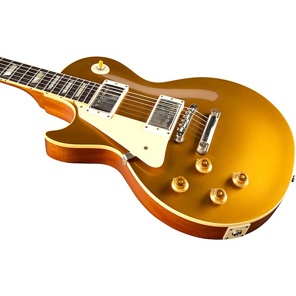 Gibson Custom 1957 Les Paul Standard Goldtop Reissue VOS Left-Handed Electric Guitar Double Gold