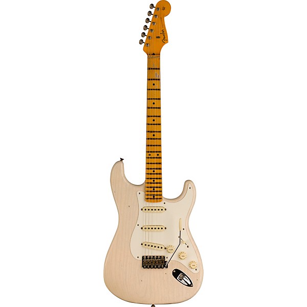Fender Custom Shop Limited-Edition '56 Stratocaster Journeyman Relic Electric Guitar Aged White Blonde