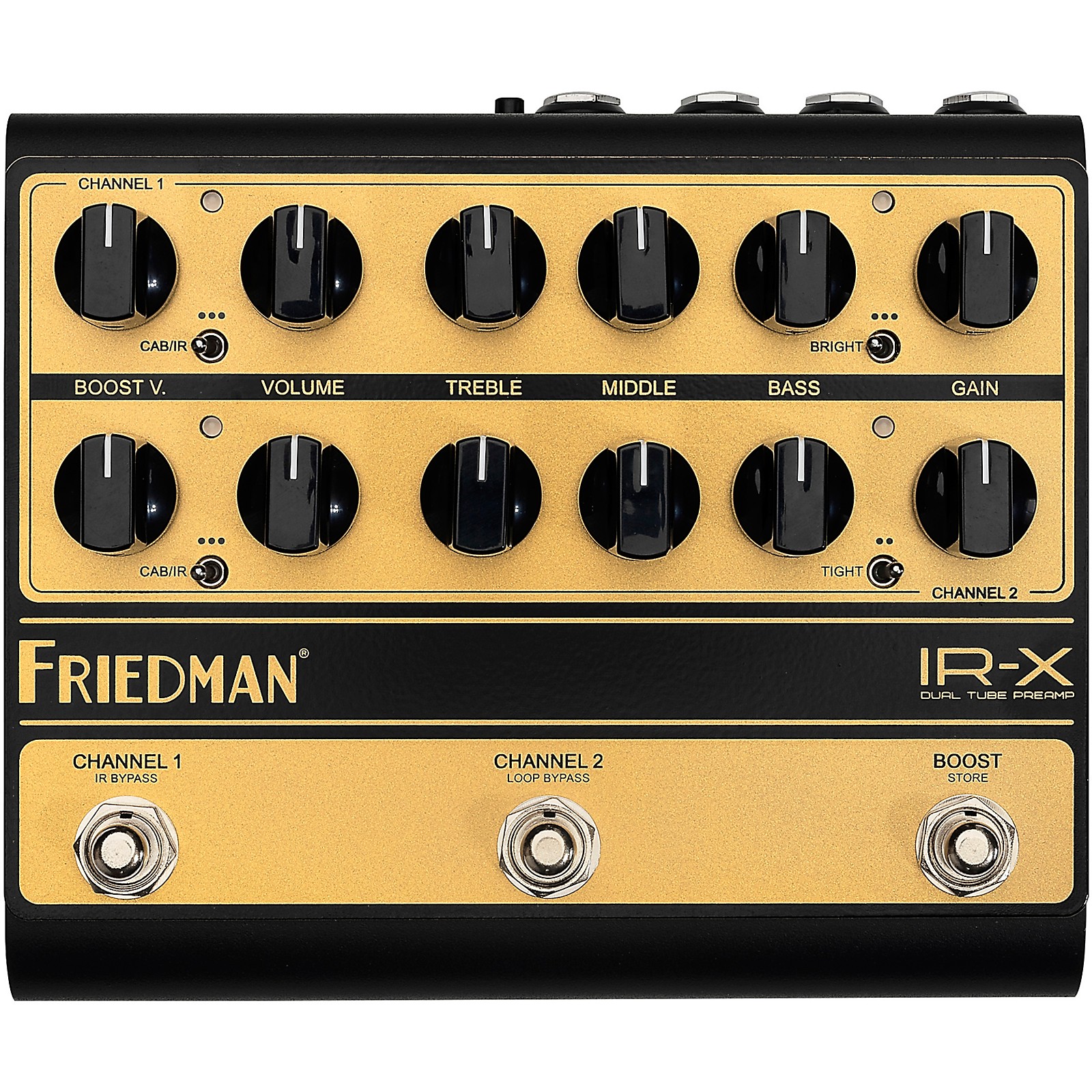 Friedman IRX DualTube Preamp DI+IR DualChannel 12AX7 Tubes Effects