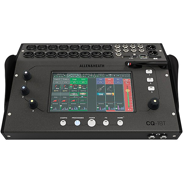 Allen & Heath CQ-18T Digital Mixer Bundle With Padded Soft Case and Rackmount Kit