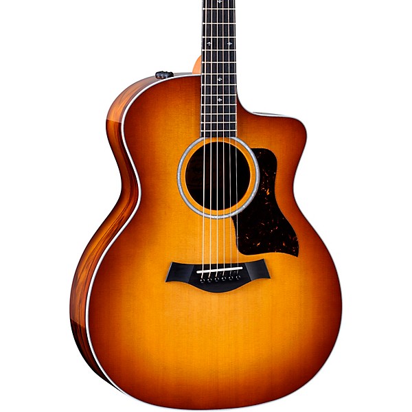 Taylor 214ce DLX Ziricote Special-Edition Grand Auditorium Acoustic-Electric Guitar Shaded Edge Burst