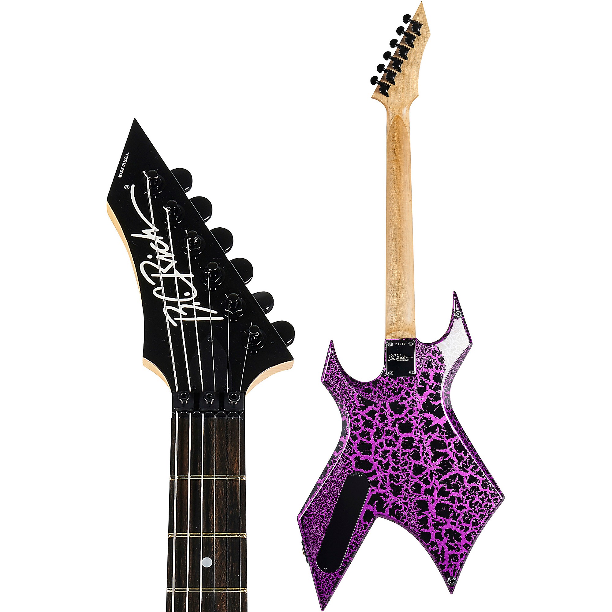 B.C Rich 日本製  Warlock purple B.C.Rich USA Custom Shop Warlock 80 Kahler Sapphire Purple