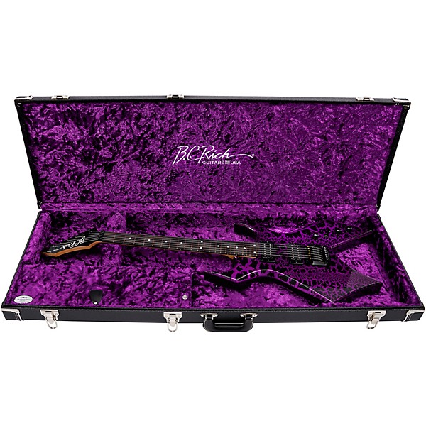 B.C Rich 日本製  Warlock purple B.C. Rich USA Handcrafted Warlock Legacy with Kahler