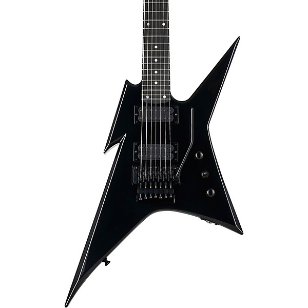 B.C. Rich Ironbird MK2 Legacy 7 Floyd Electric Guitar Black