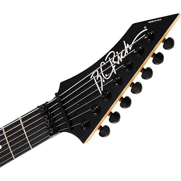 B.C. Rich Ironbird MK2 Legacy 7 Floyd Electric Guitar Black