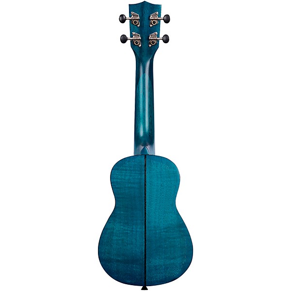 Kala Exotic Mahogany Soprano Ukulele Blue