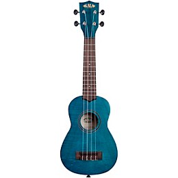 Kala Exotic Mahogany Soprano Ukulele Blue