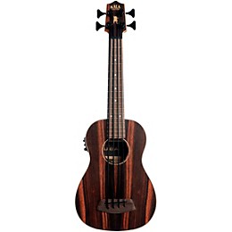 Open Box Kala Striped Ebony Acoustic-Electric U-Bass Level 1