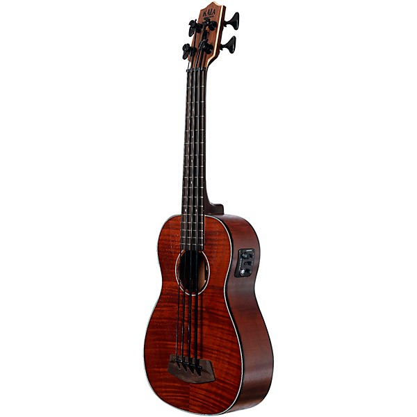 Kala Exotic Mahogany Left-Handed Acoustic-Electric U-Bass