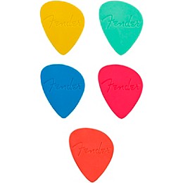 Fender Offset Guitar Picks - Multicolor Medium 5 Pack