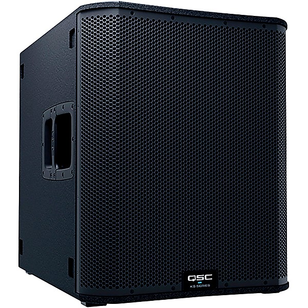 QSC K12.2 Powered Speaker Pair With KS118 Subwoofer, Stands, Covers, and Cables
