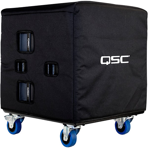 QSC K12.2 Powered Speaker Package With KS118 Subwoofer, SP-36 Speaker Pole, Covers and Cable