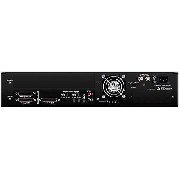 Apogee Symphony I/O MK II Audio Interface With Thunderbolt - 8 Analog I/O With Integrated Mic Preamps (2-DB25 connectors, ...