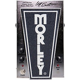 Morley Cliff Burton Power Wah Fuzz Effects Pedal Super Chrome Plus