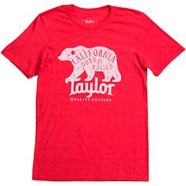 Taylor California Bear T-Shirt Large Red Taylor California Bear T-Shirt XX Large Red