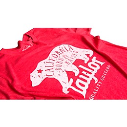 Taylor California Bear T-Shirt Large Red