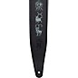 Levy's Interstellar Series Embroidered Leather Guitar Strap Black 2.5 in.