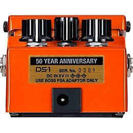 BOSS DS-1-B50A Distortion 50th Anniversary Effects Pedal Orange