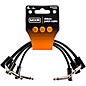 MXR 3-Pack 6" Ribbon Patch Cables Black thumbnail