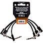 MXR 3-Pack 6" Ribbon Patch Cables Black